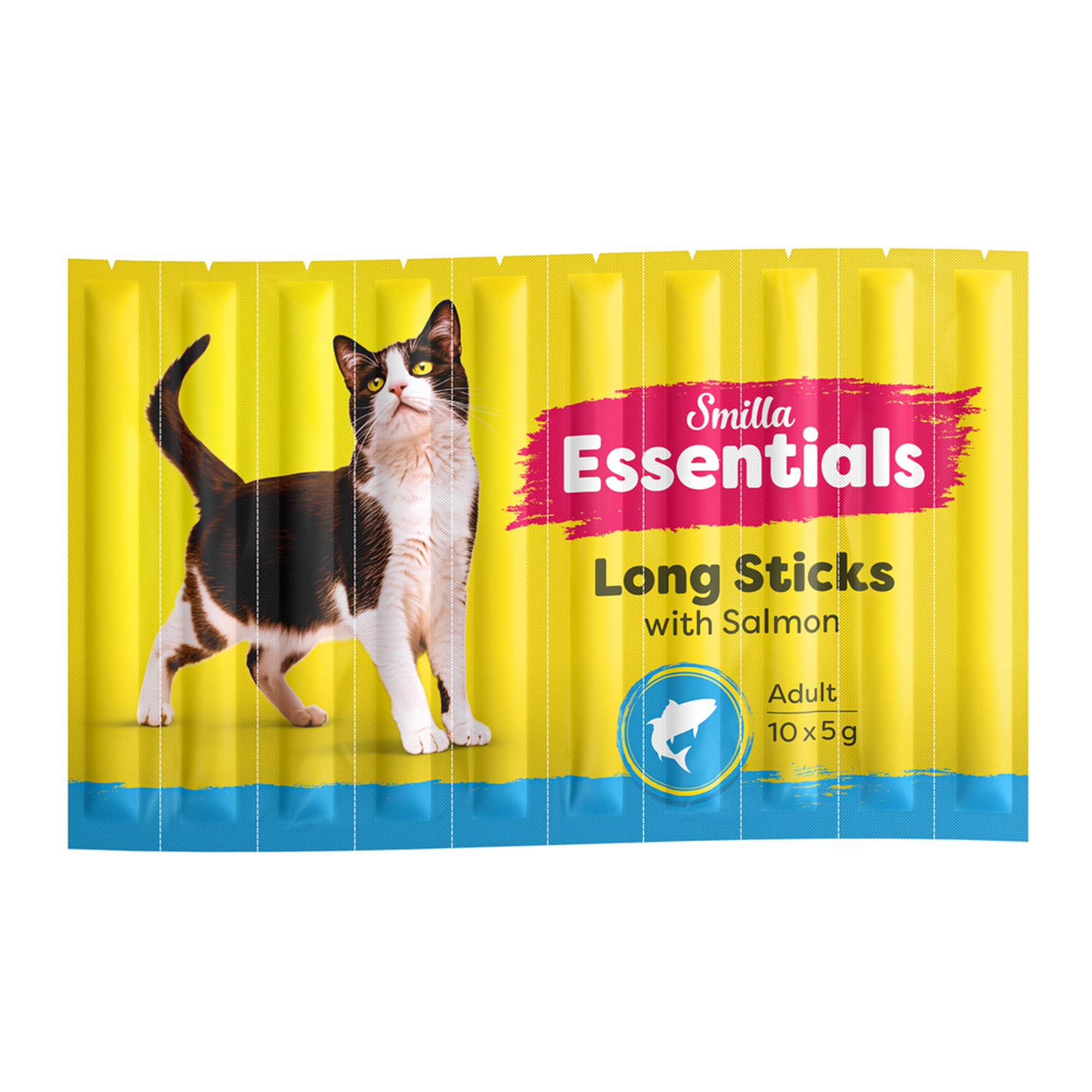 10x5g Essentials tikut lohi Smilla kissanherkut