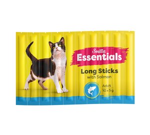 10x5g Essentials tikut lohi Smilla kissanherkut
