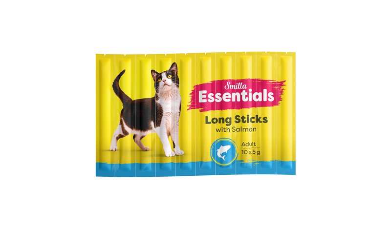 10x5g Essentials tikut lohi Smilla kissanherkut