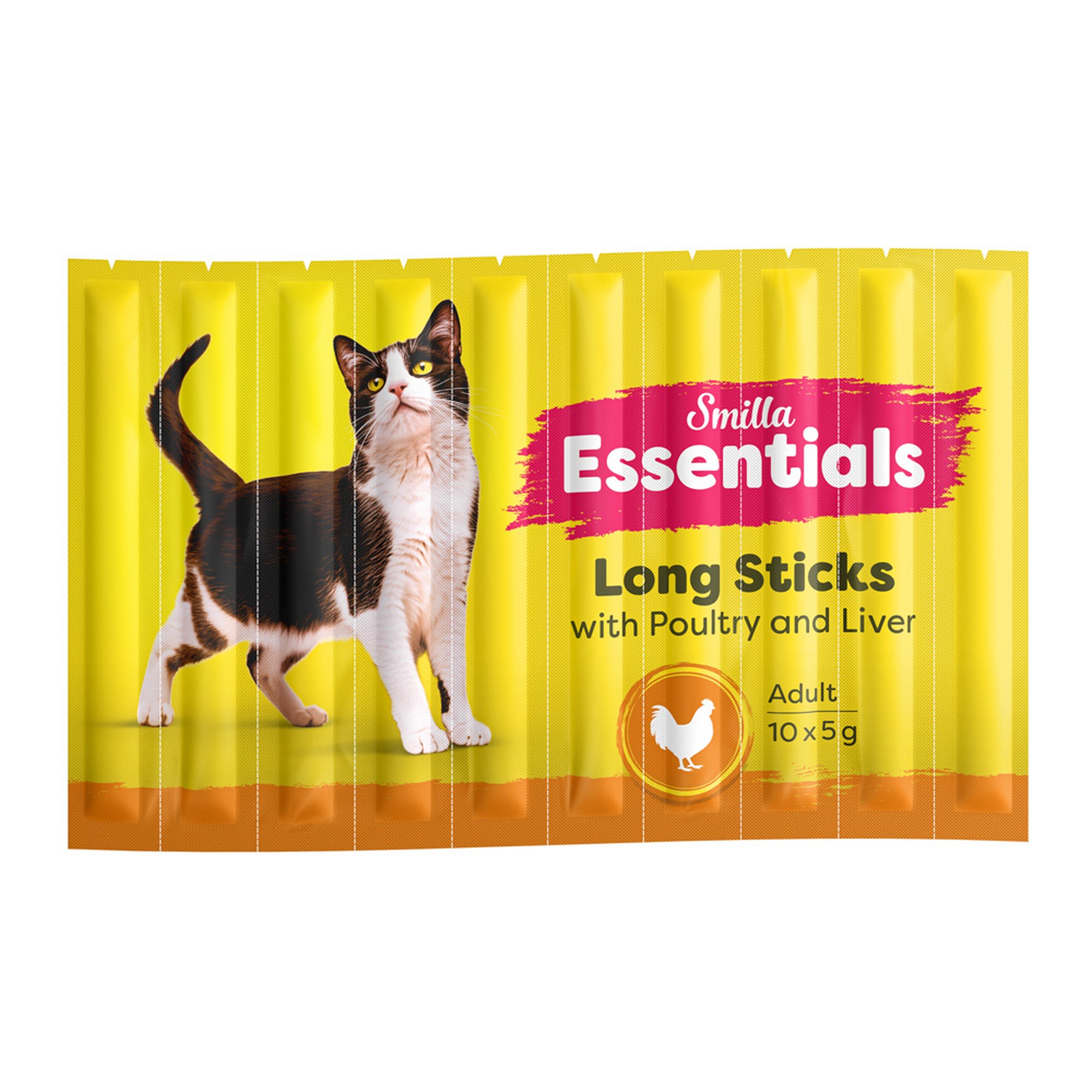 10x5g Essentials tikut siipikarja & maksa Smilla kissanherkut
