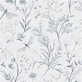 Dragon fly garden Blue - 1027201-02 Tapetti