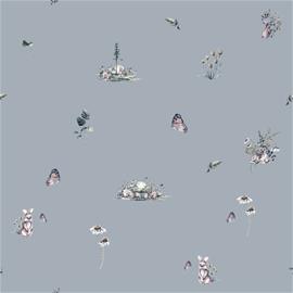 Sweet little friends Dark Blue - 1028501-08 Tapetti