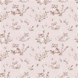 Curious kitten Pink - 1026801-03 Tapetti