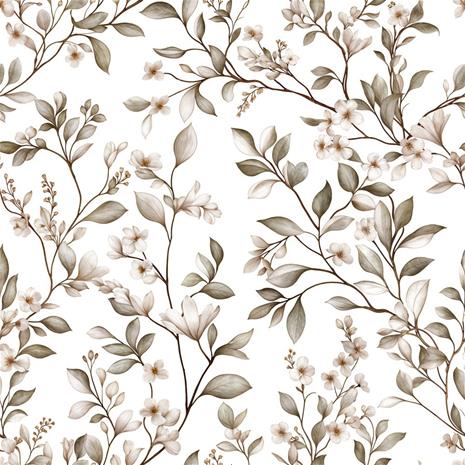 Nette warm White - 1047101-06 Tapetti