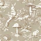 Vintage wild friends Beige - 1028801-05 Tapetti