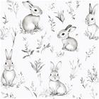 Bunny Dreams Grey - 1026901-04 Tapetti