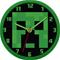 Minecraft Creeper, seinäkello – kuva 2