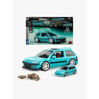 Mattel Brick Shop Hot Wheels Speed Series Rakennussarja Custom ’90 Honda Civic EF 248 Osaa