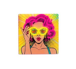LED Neon-valokyltti - TAIDE VOIMA NAINEN