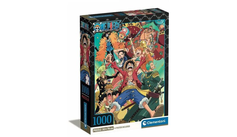 Clementoni palapeli 1000 Compact Anime OnePiece 39921