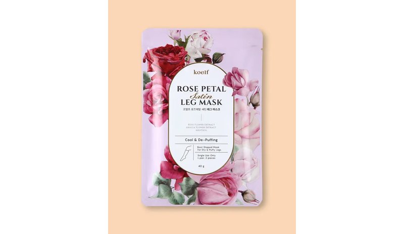 Petitfee & Koelf Rose Petal Satin Leg Mask - 40 g / 2 pcs