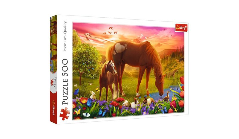 Trefl Horses in the Meadow 500p palapeli