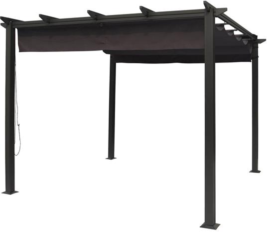 Pergola 3 x 3 m alumiinirungolla