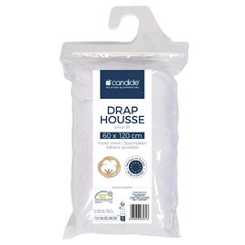 Candide - Fitted Sheet - White - 60x120 cm