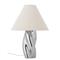 Bloomingville - Silva Table Lamp - Silver - Stoneware – kuva 2