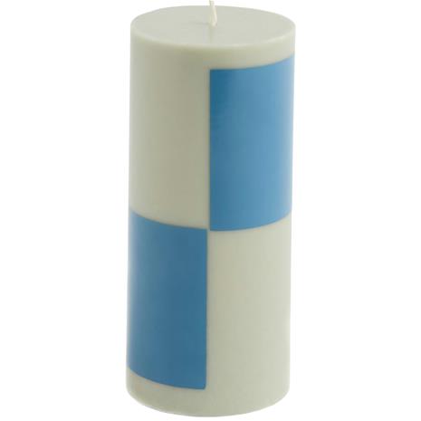 HAY Column Candle pöytäkynttilä small 15 cm Grey-blue