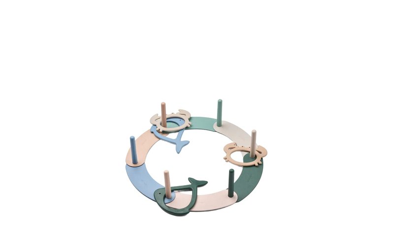 Liewood Noova Ring Toss Game Sea Creature - Blue - ONE SIZE – kuva 1/2