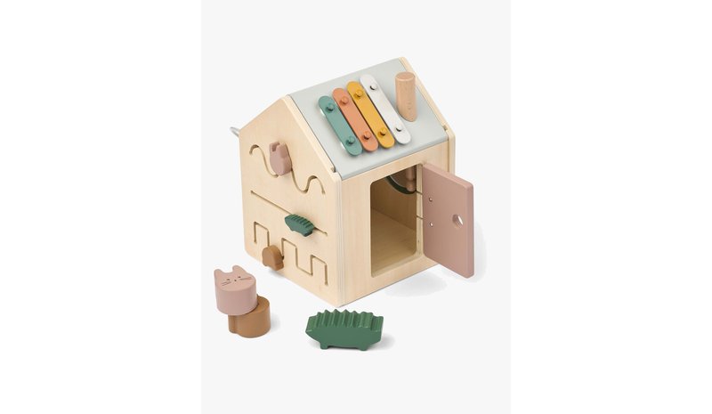 Liewood Lucas Activity Cube - Khaki green - ONE SIZE