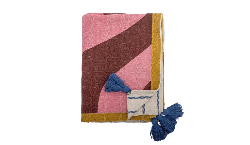 Bloomingville - Remy Throw - Multi - Recycled Cotton