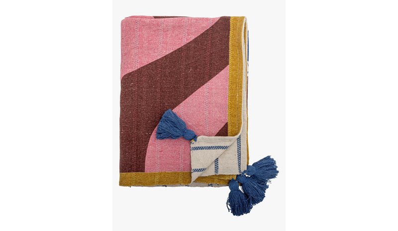 Bloomingville - Remy Throw - Multi - Recycled Cotton