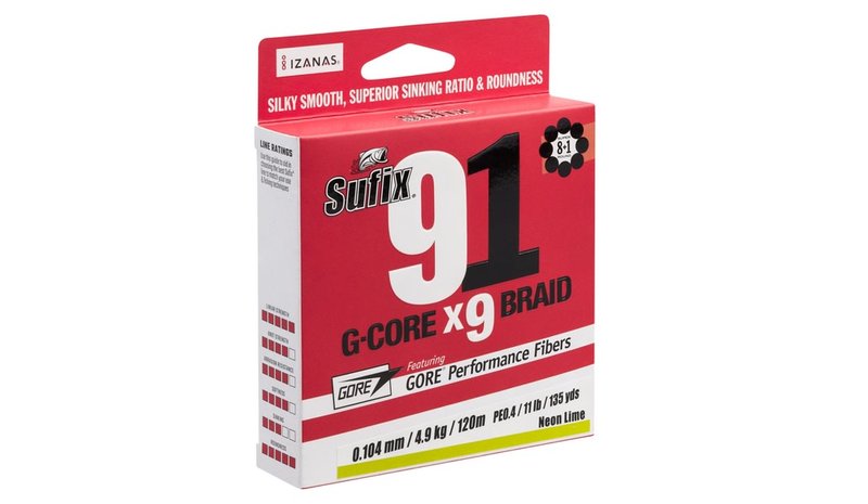 SUFIX 91 BRAID NEO CH 150M 0,128MM 6,3KG