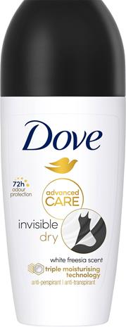 Dove 72h Advanced Care Invisible Dry Roll-On 50 ml