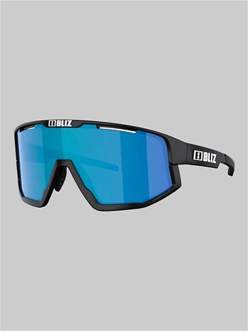 BLIZ Active Eyewear Fusion Matt Black Aurinkolasit smoke w blue multi