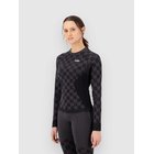 Mons Royale Ascender Merino Kerrastopaita forged iron / black Naiset