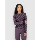 Mons Royale Ascender Merino Kerrastopaita mauve / black Naiset