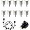 LightsOn Dexter Decklight 10-pack Silver Startpaket – kuva 1