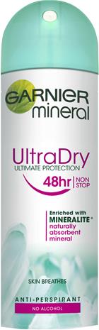 Garnier Mineral UltraDry 48H Anti-Perspirant 150 ml
