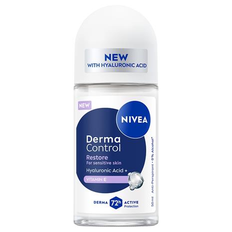 NIVEA Antiperspirant Deo Derma Control Restore Sensitive Roll On - 50 ml