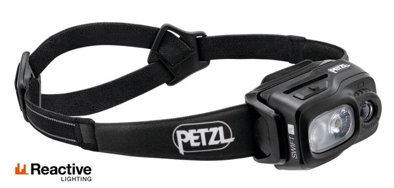 Petzl Swift RL Musta otsalamppu