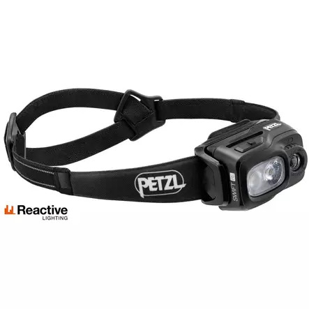 Petzl Swift RL Musta otsalamppu