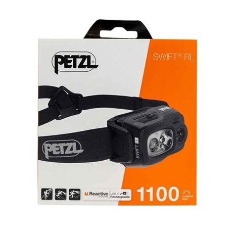 Petzl Swift RL Musta otsalamppu