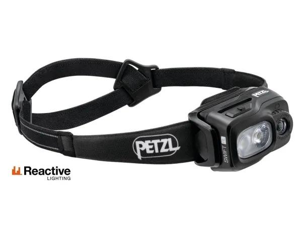 Petzl Swift RL Musta otsalamppu