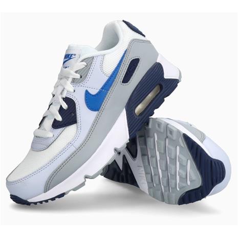 Nike Lenkkarit Air Max 90 Mesh - Valkoinen/Sininen/Navy Lapset