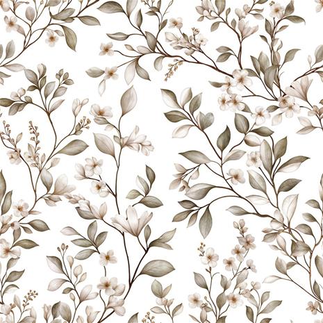 Nette warm White - 1047101-06 Tapetti