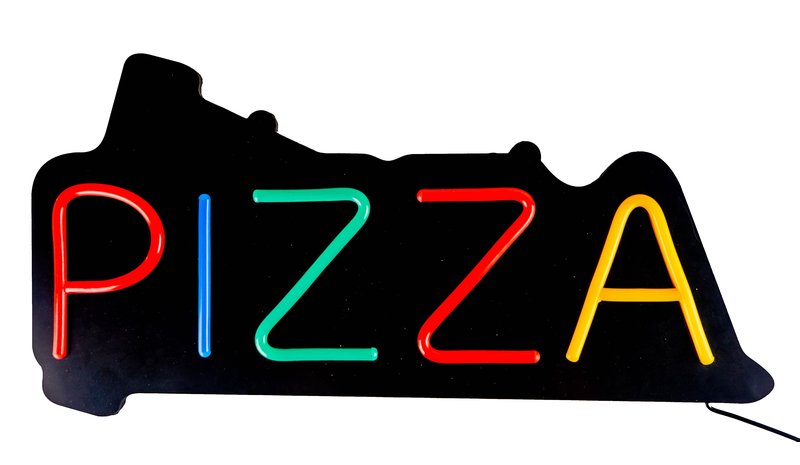 Neonkyltti 60 cm """"Pizza"""" – kuva 1/2