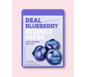 Farmstay Real Blueberry Essence Mask - 23 ml / 1 sheet