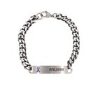 SILVER BAR 2441 21,5CM EPILEPSIA-KETJU