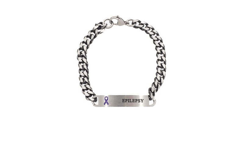 SILVER BAR 2441 21,5CM EPILEPSIA-KETJU