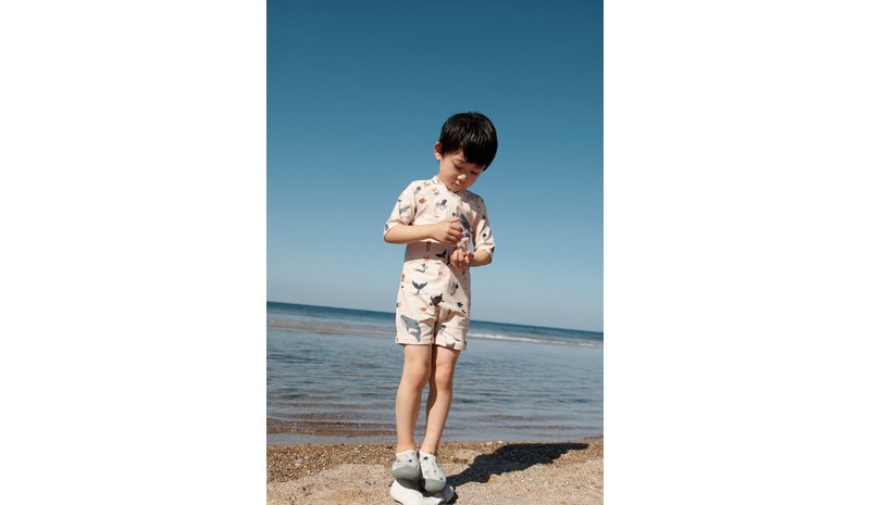 LIEWOOD Max UV-Puku, Sea Creature/Sandy, 110