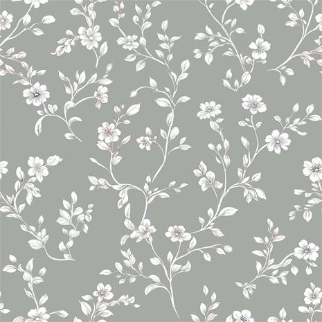 Tova Dark Grey - 1043701-02 Tapetti