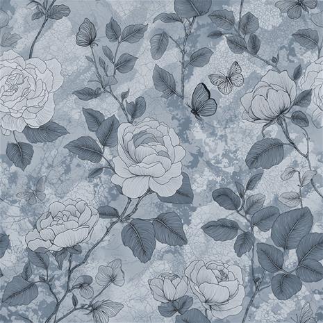 Ritva Blue - 1089001-02 Tapetti