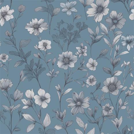 Pauline Blue - 1088801-01 Tapetti