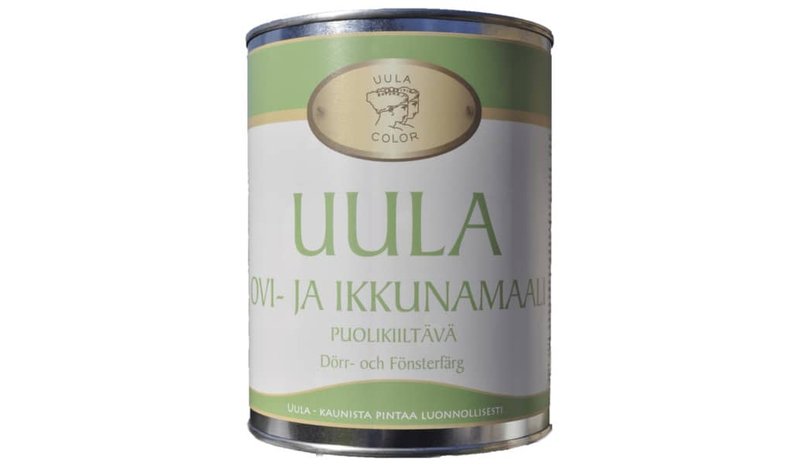 UULA OVI- JA IKKUNAMAALI 0,9L VALKOINEN