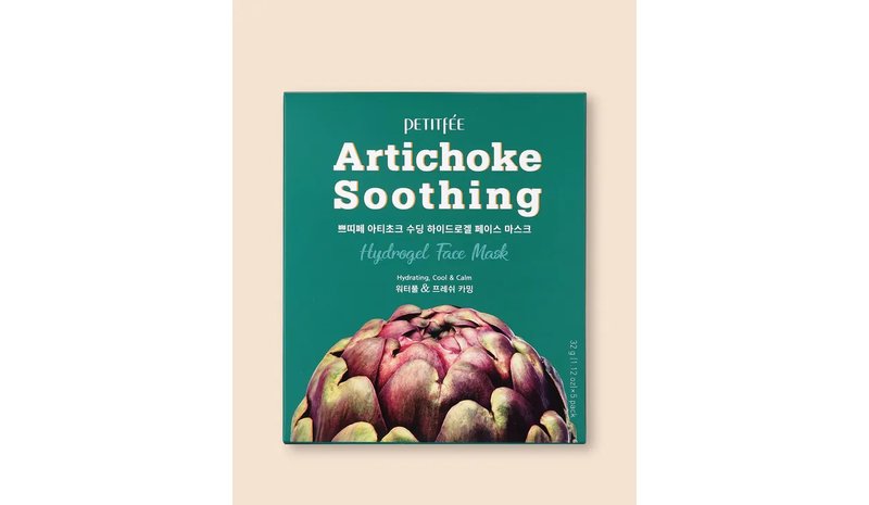 Petitfee & Koelf Artichoke Soothing Hydrogel Face Mask - 32 g * 5 sheets