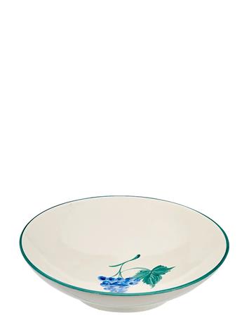 Anna + Nina Grapevine Pasta Plate - Cream - ONE SIZE