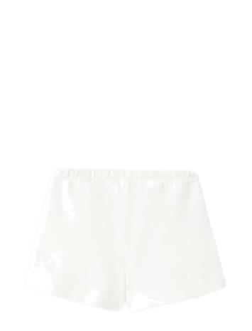 Mango Cotton Shorts With Drawstring - Cream - 5-6
